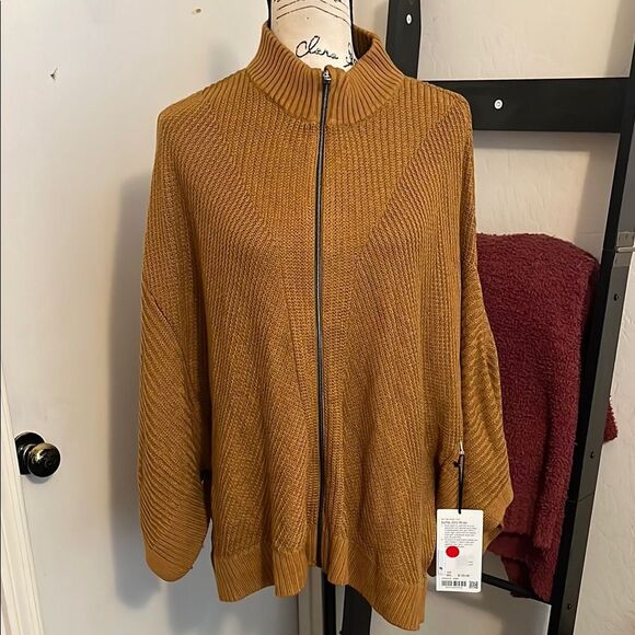 Lululemon Softer Still Wrap Sweater Cape Poncho Modern - Picture 6 of 16